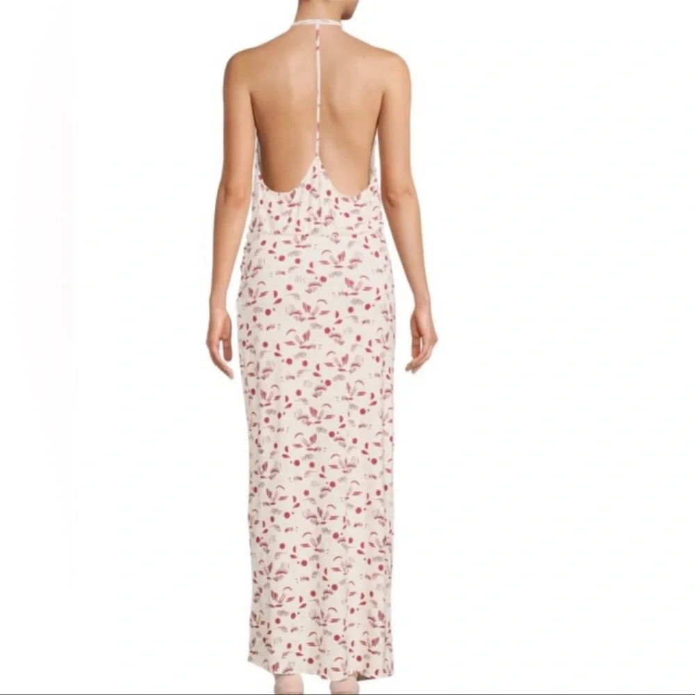 Free People Daria Maxi Dress Ivory Combo Large - Picture 4 of 15